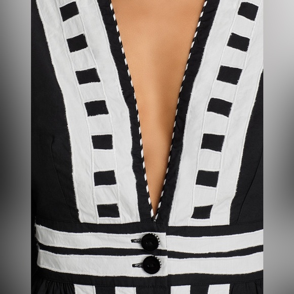 FARM Rio Black and White Maxi Dress - Picture 2 of 11